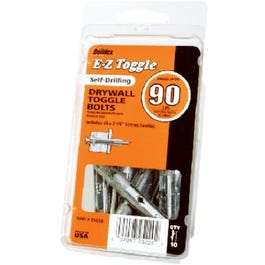 Drywall Toggle Bolts, Self-Drilling, 10-Pk.