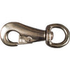 Nickel Bull Snap Round Swivel Eye, 1.125 x 5.125-In.