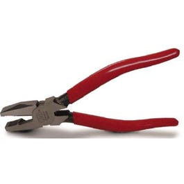 7-In. Electrical Linesman's Plier With Side Cutter & Crimping Die