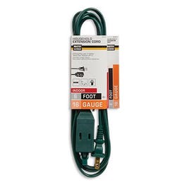 Cube Tap Extension Cord, 16/2, Green, 6-Ft.