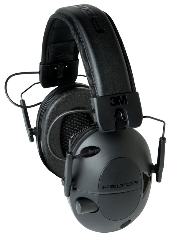 Peltor TAC100OTH Sport Tactical 100 Polymer 22 dB Over the Head Black Ear Cups w/Black Band