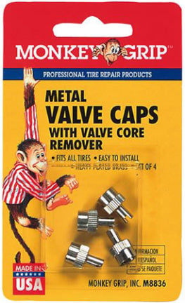 VALVE CAPS-METAL 4/CD