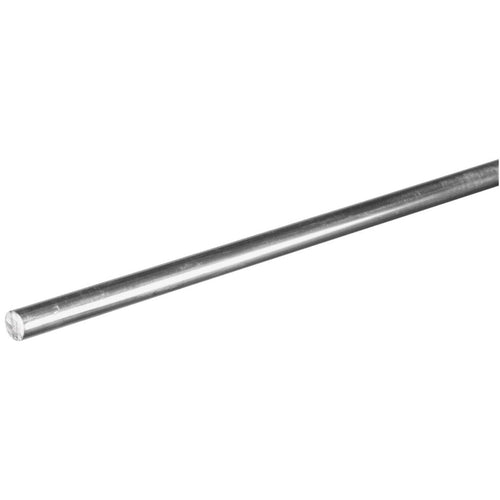 Hillman Steelworks Aluminum 1/4 In. x 4 Ft. Solid Rod