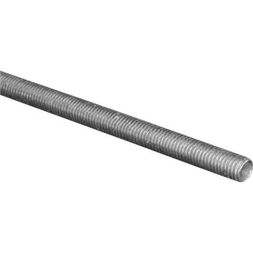 HILLMAN Steelworks #1 3 Ft. Steel Coarse Threaded Rod