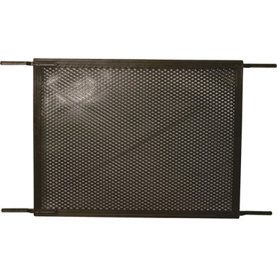 Prime-Line Hinged Screen Door Grille, 34-1/2 inch, Molded Plastic, Bronze